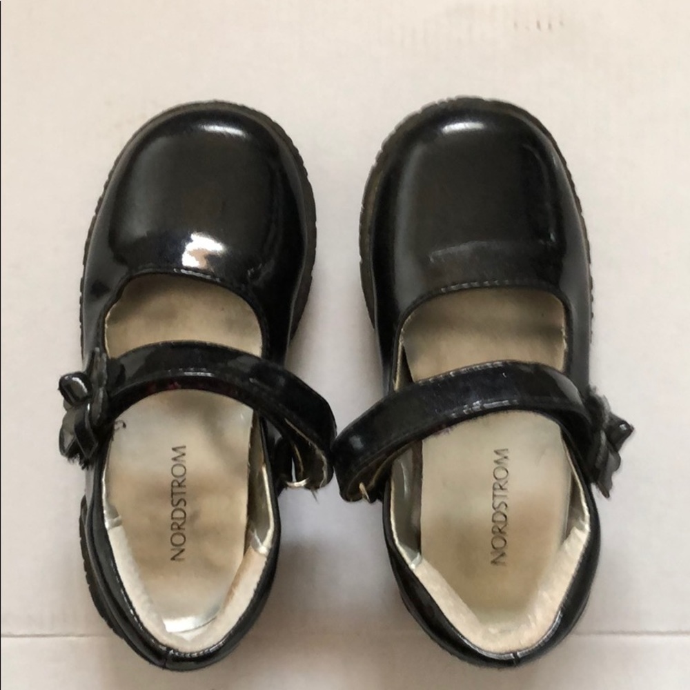 Nordstrom Black Paten Leather Mary Jane